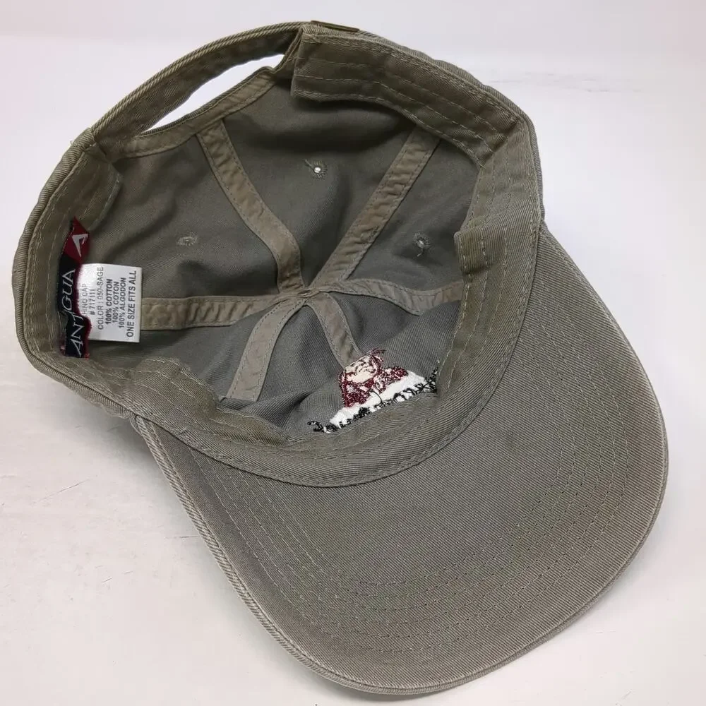 Antigua Baseball Cap Brown One Size Pascommuck Club Pasco Open 2013 Hat Cotton